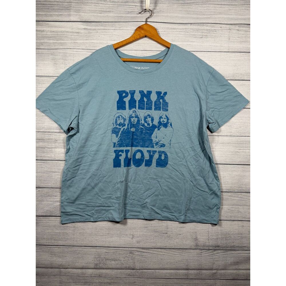 Time and Tru Pink Floyd Women's XXXL 22 Blue Graphic Band T-Shirt 1462